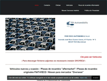 Tablet Screenshot of frautomobils.com